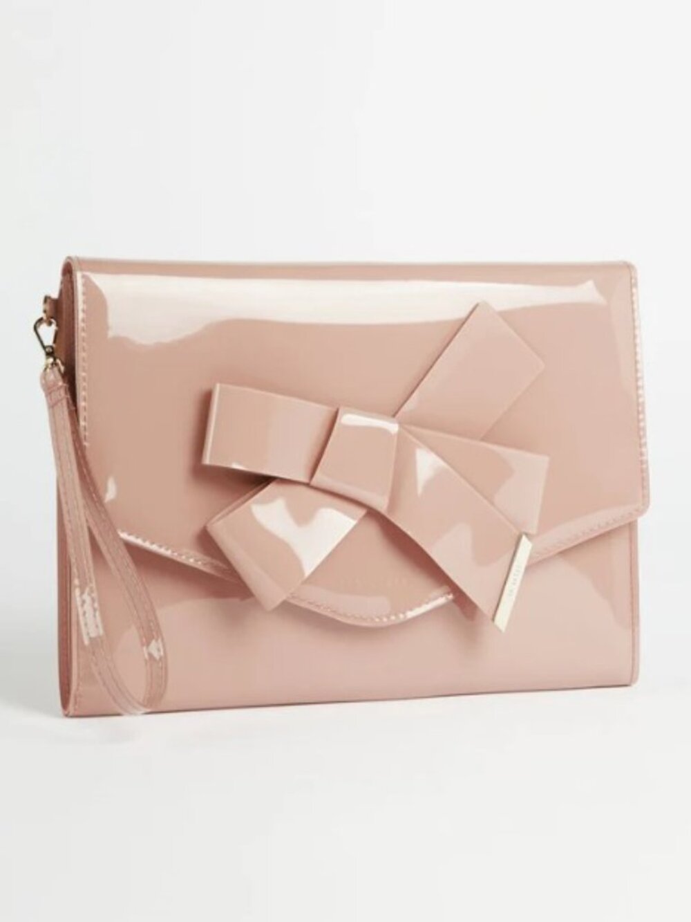 Ted Baker London "Nikkey" Knot Bow Envelope Clutch/Pouch Bag NEW